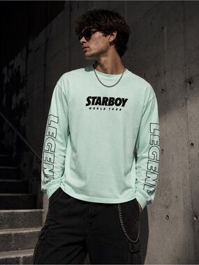 The Weeknd Starboy World Tour Long Sleeve Band Tee Streetwear